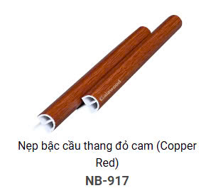 Nẹp Bậc Cầu Thang Nhựa Giả Gỗ Galawood NB-917